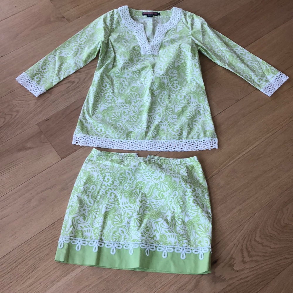 Lime green Lilly Pulitzer set